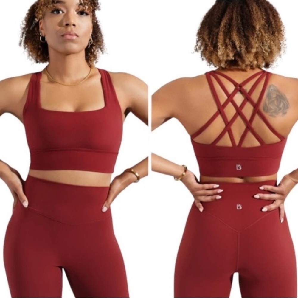 Buffbunny Vineyard red Revolution sports bra - Picture 2 of 5